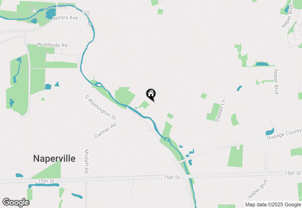 Map of 945 Watercress Drive, Naperville, IL 60540