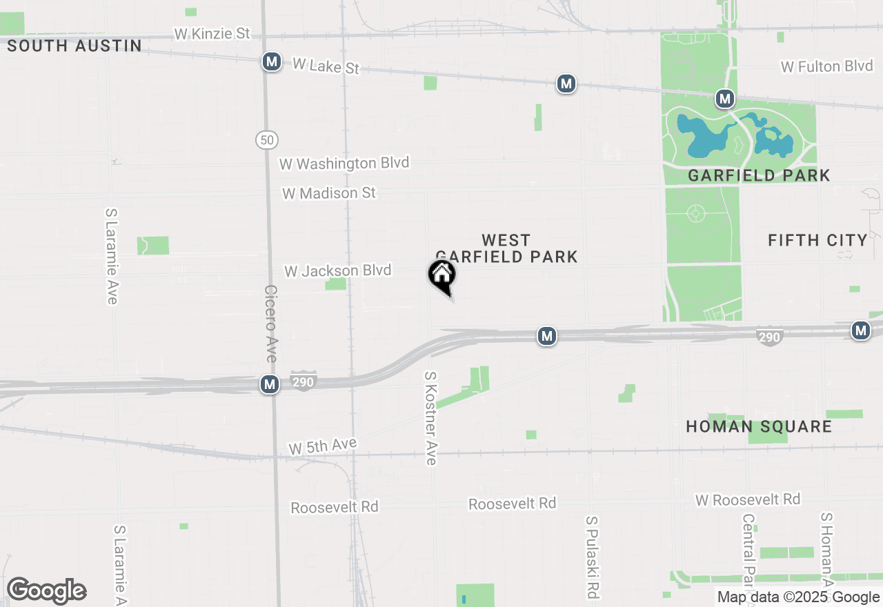 Map of 4340 W Van Buren Street, Chicago, IL 60624