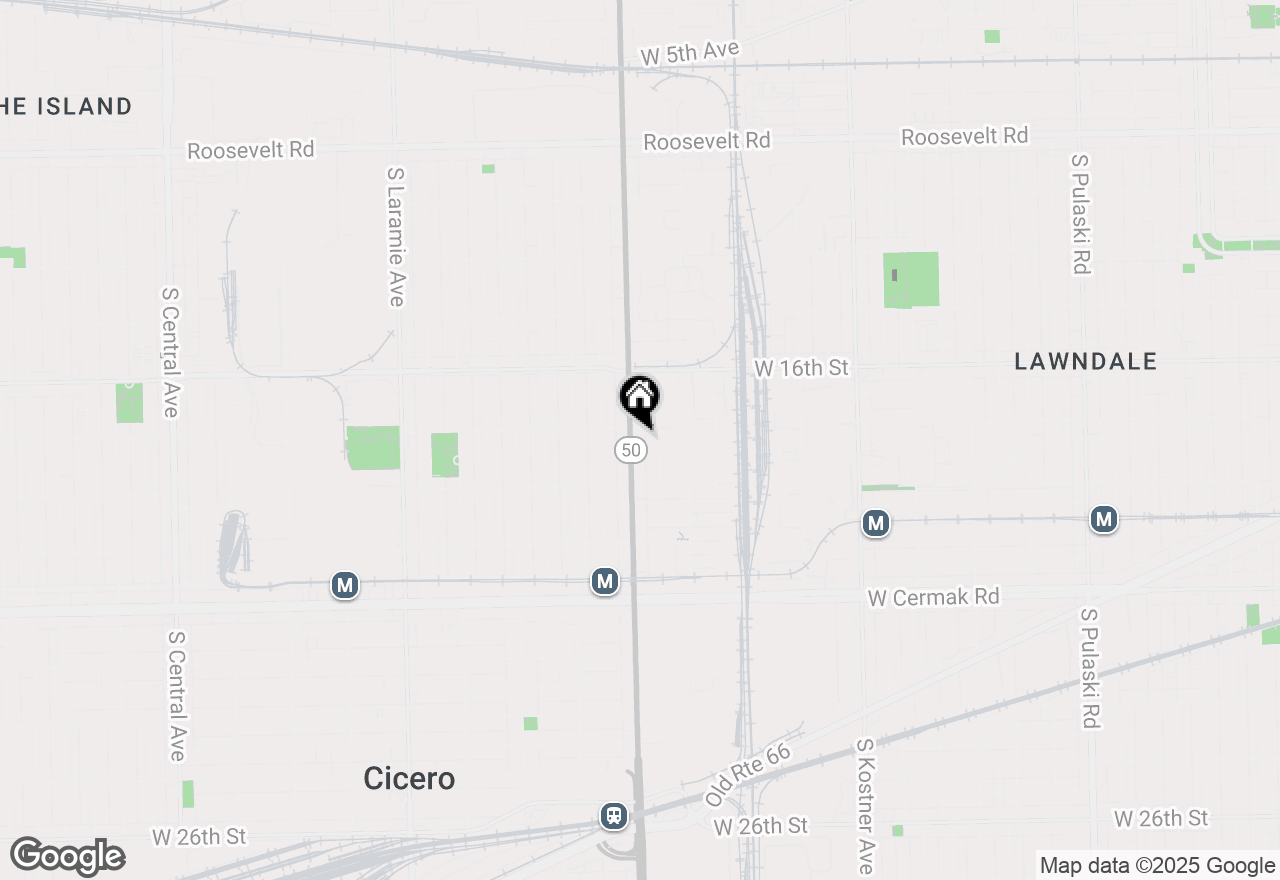 Map of 1801 S Cicero Avenue, Cicero, IL 60804