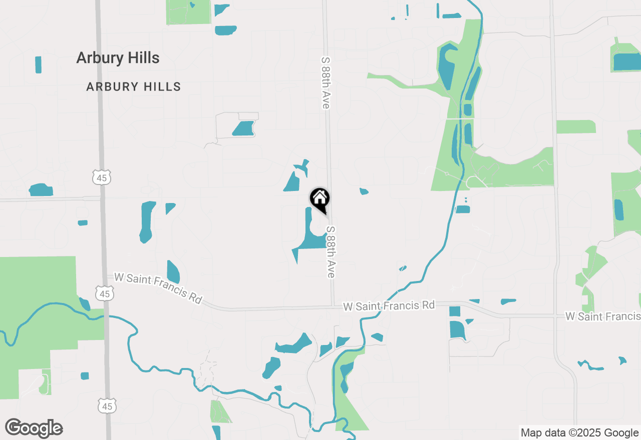 Map of 19961 Lily Court, Frankfort, IL 60423