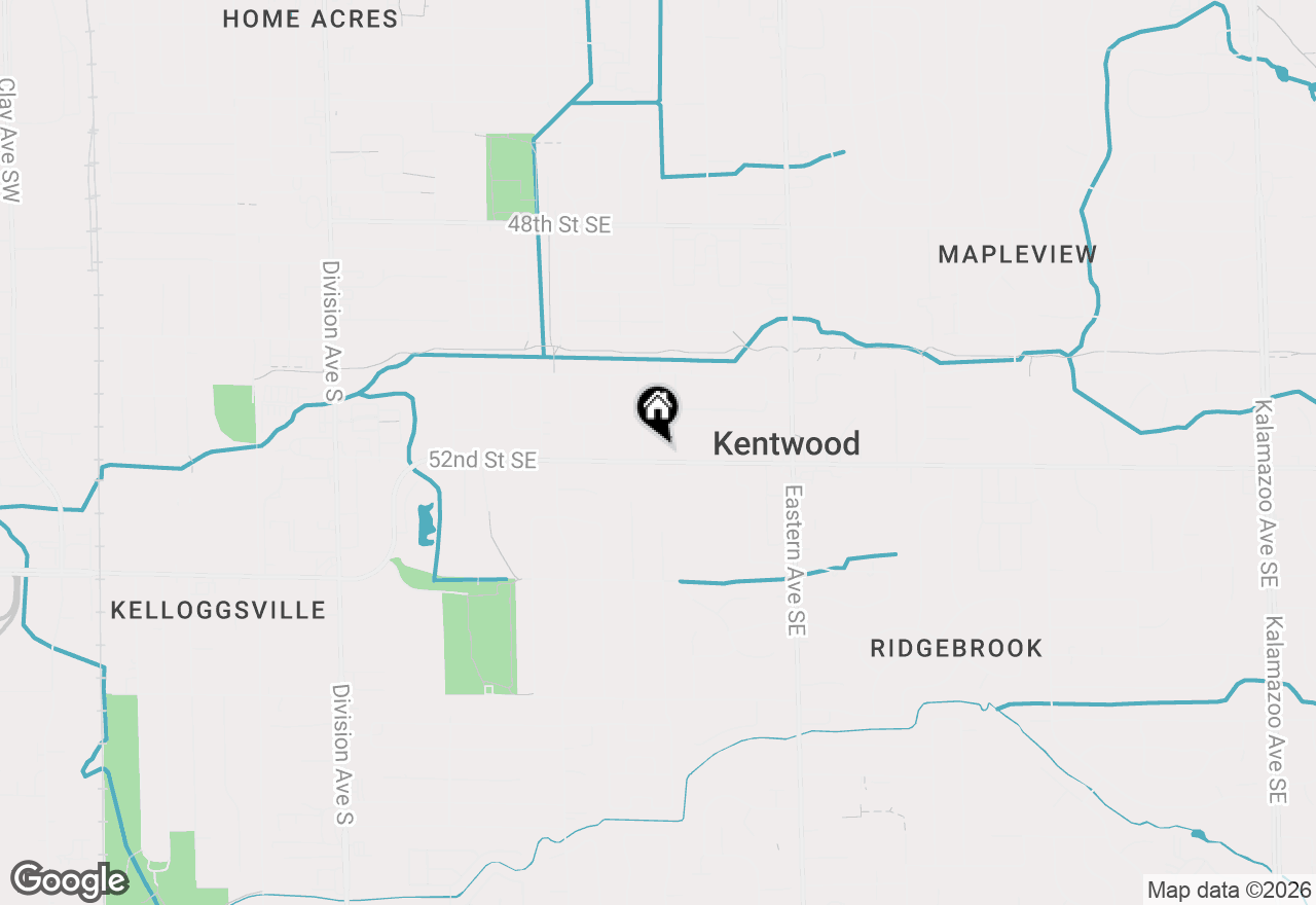 Map of 545 52nd Street Se, Grand Rapids, MI 49548