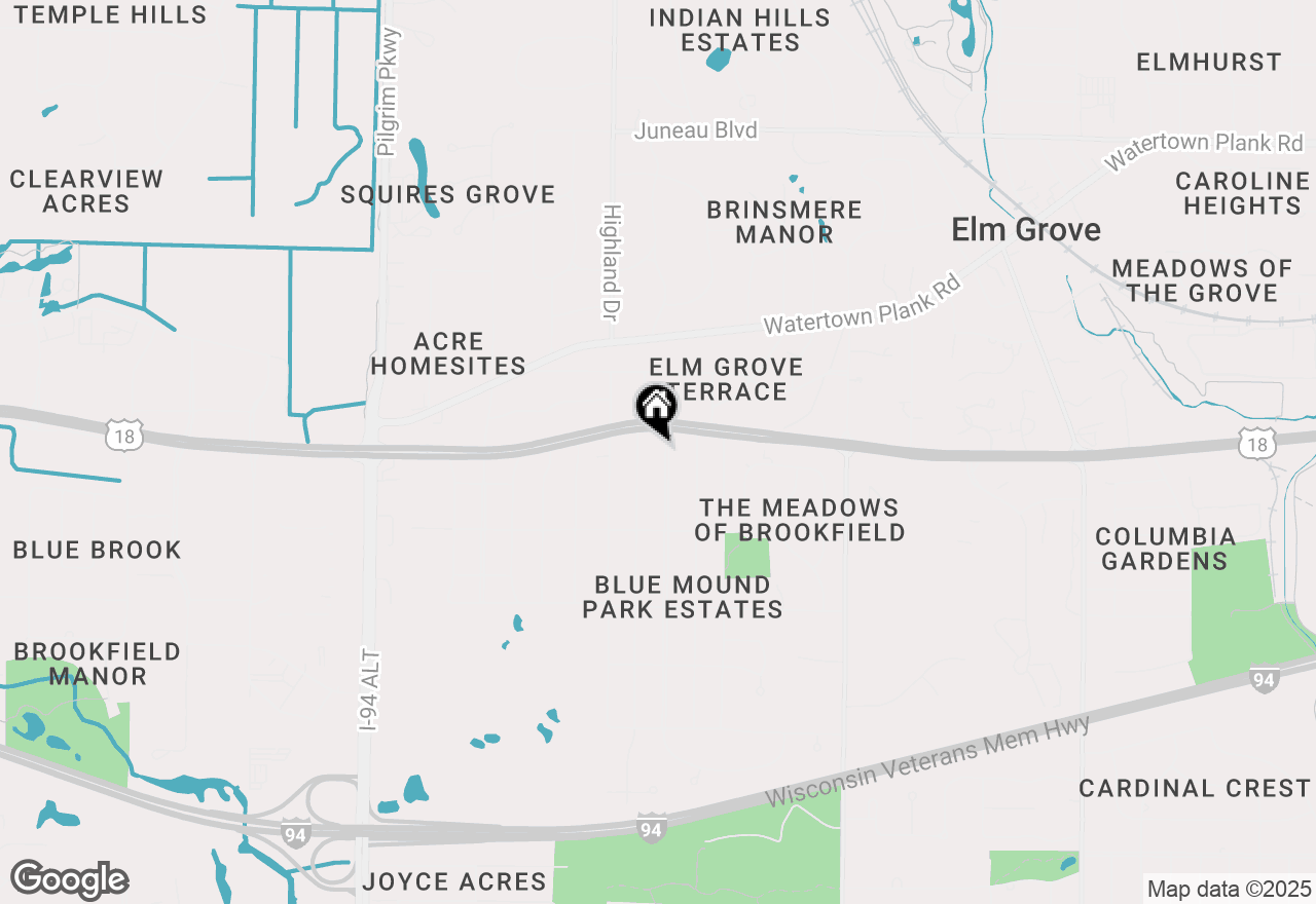 Map of 475 N Park Blvd, Brookfield, WI 53005