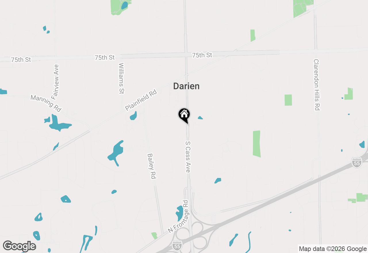 Map of 1204 Ashbrook Court, Darien, IL 60561