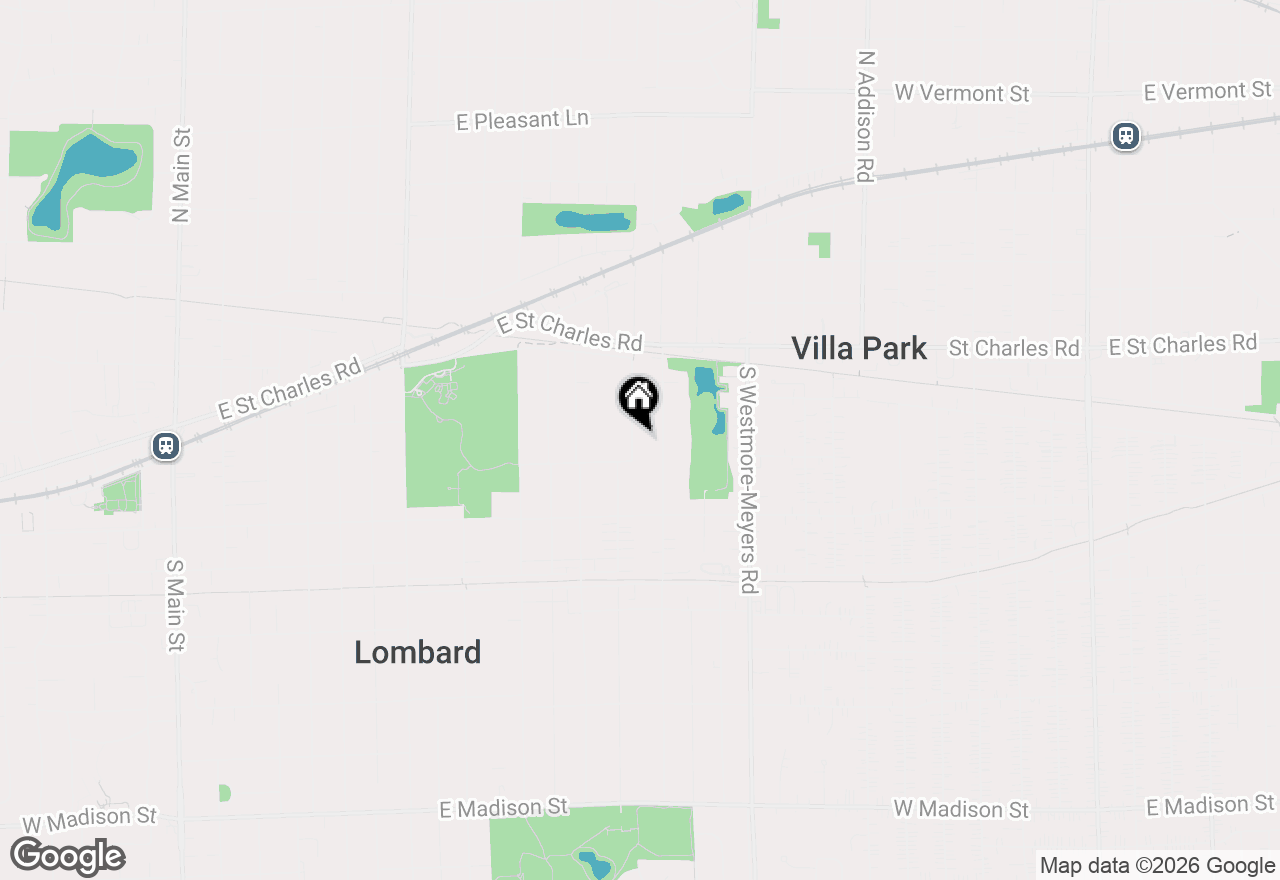 Map of 77 S Chase Avenue, Lombard, IL 60148