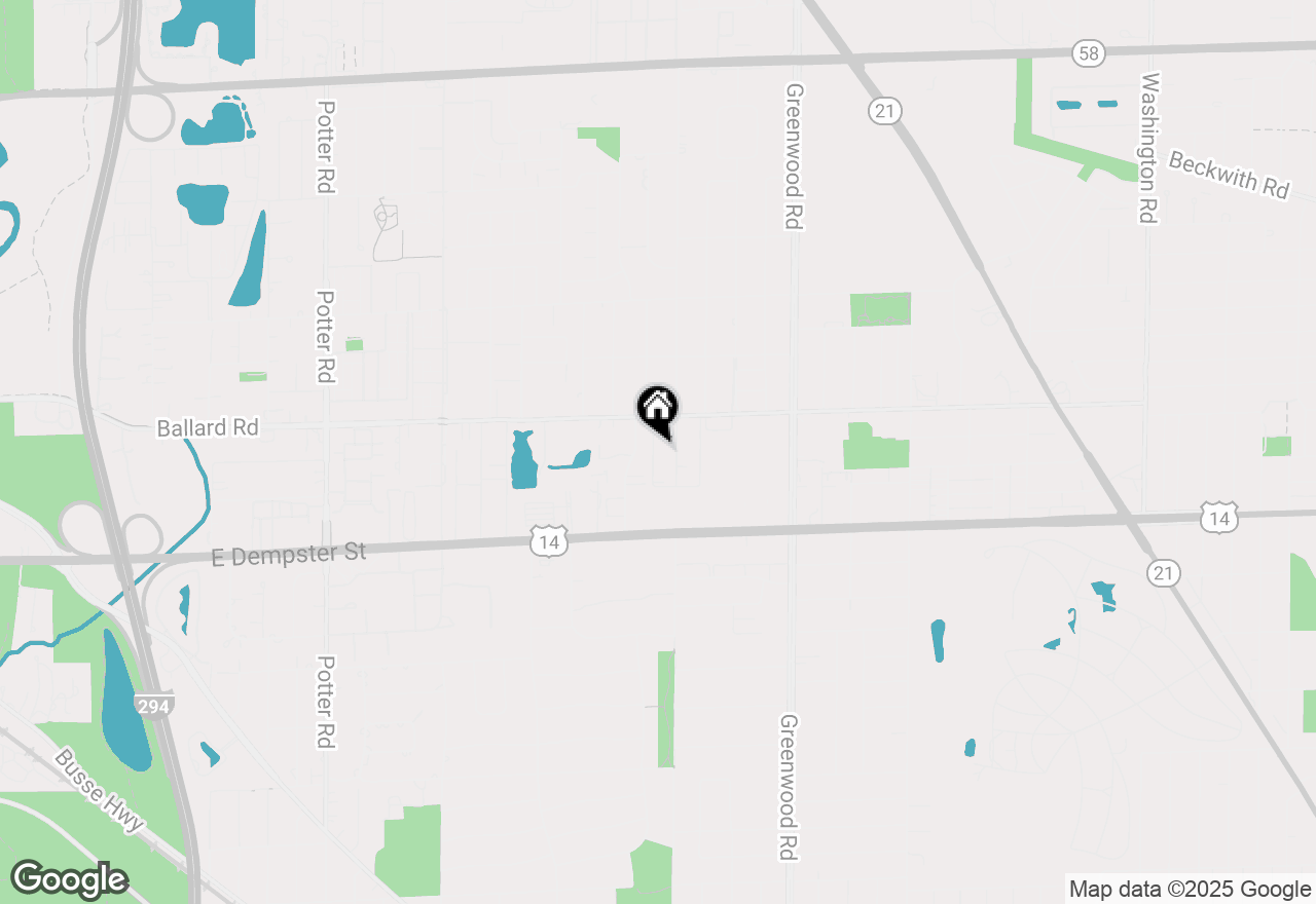 Map of 8936 N Parkside Avenue #B113, Des Plaines, IL 60016