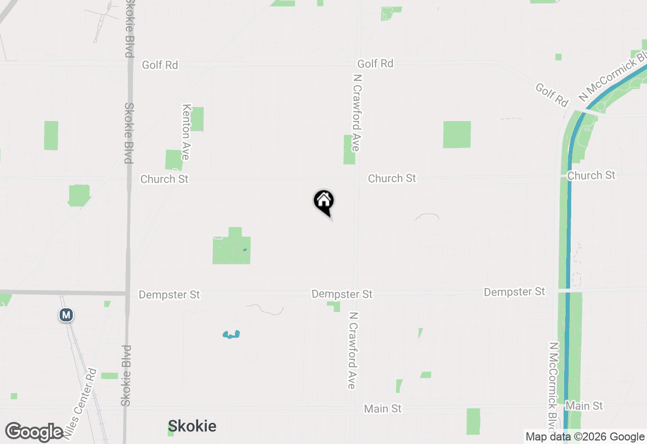 Map of 9024 Karlov Avenue, Skokie, IL 60076