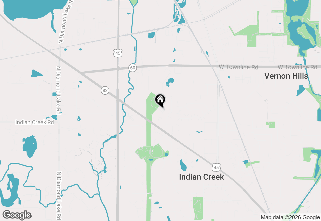 Map of 911 Sparta Court, Vernon Hills, IL 60061