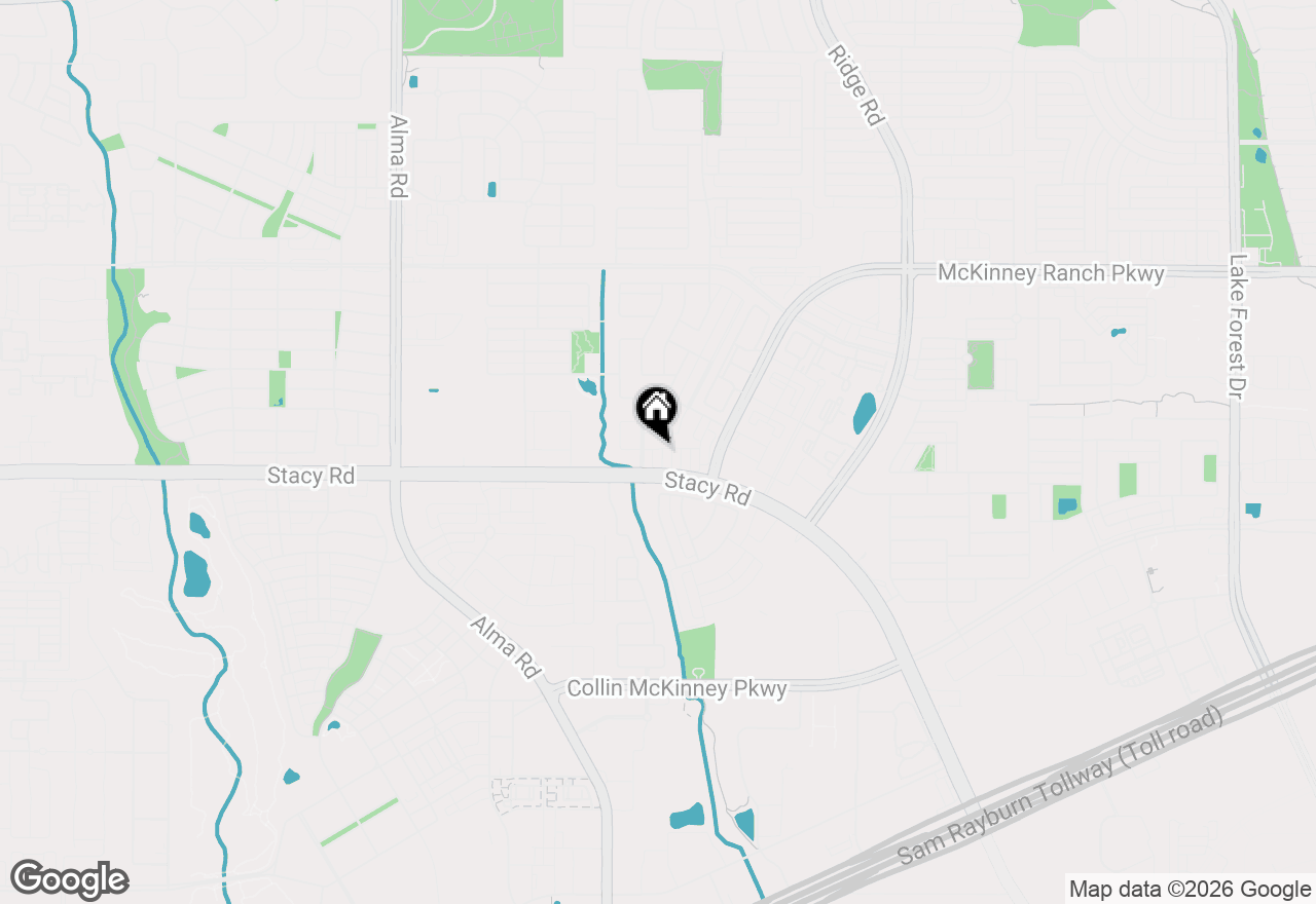Map of 4704 Corriente Vista Lane, Mckinney, TX 75070