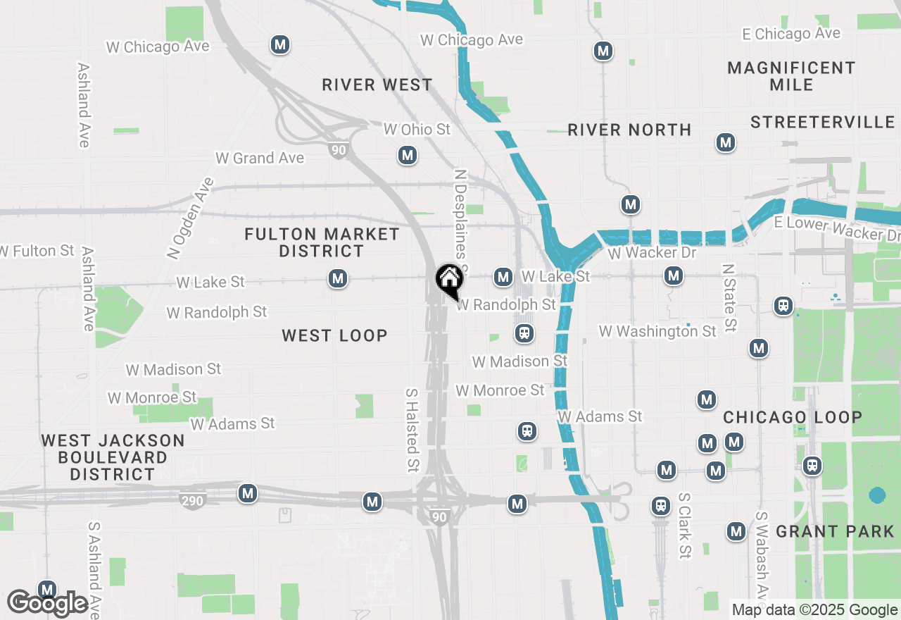 Map of 659 W Randolph Street #1411, Chicago, IL 60661