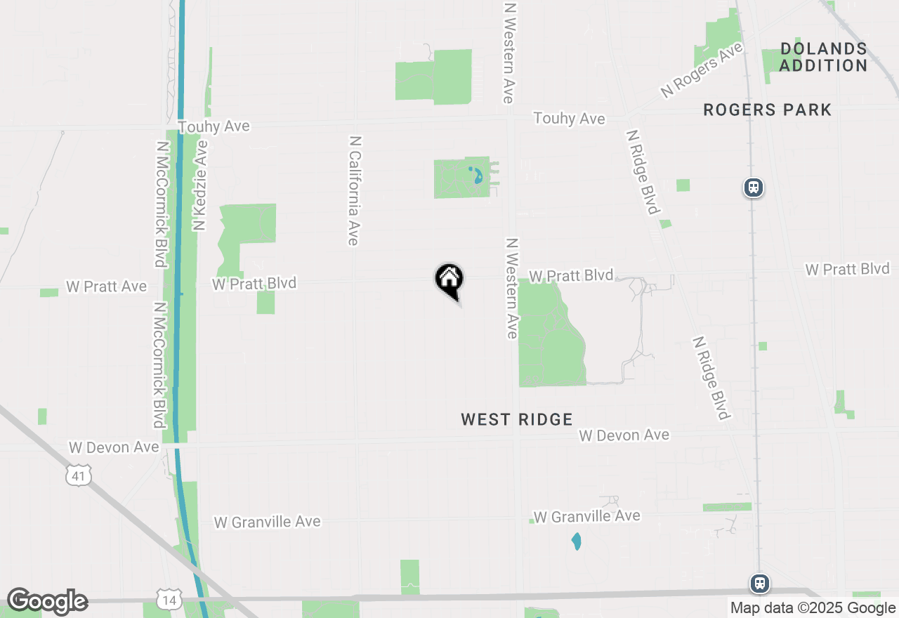 Map of 6712 N Maplewood Avenue, Chicago, IL 60645