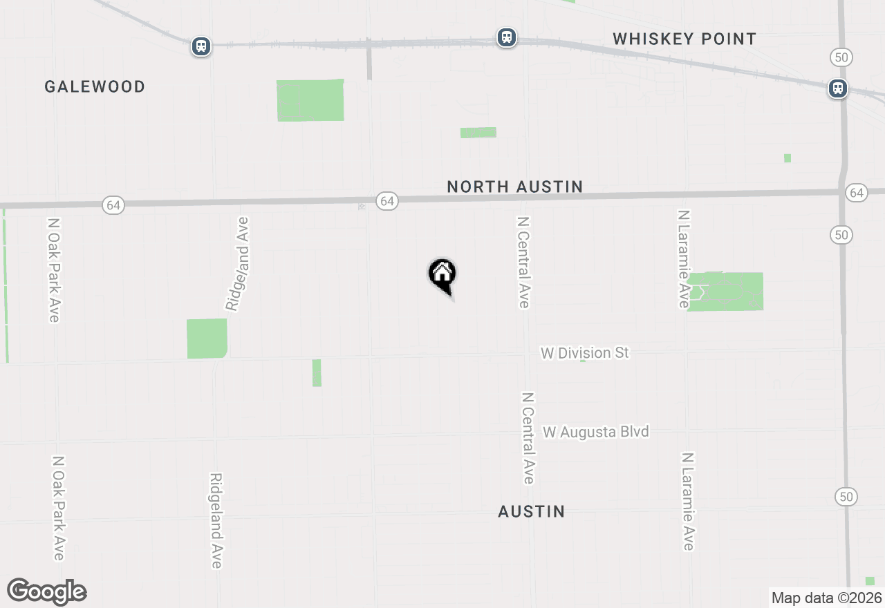 Map of 1318 N Menard Avenue, Chicago, IL 60651