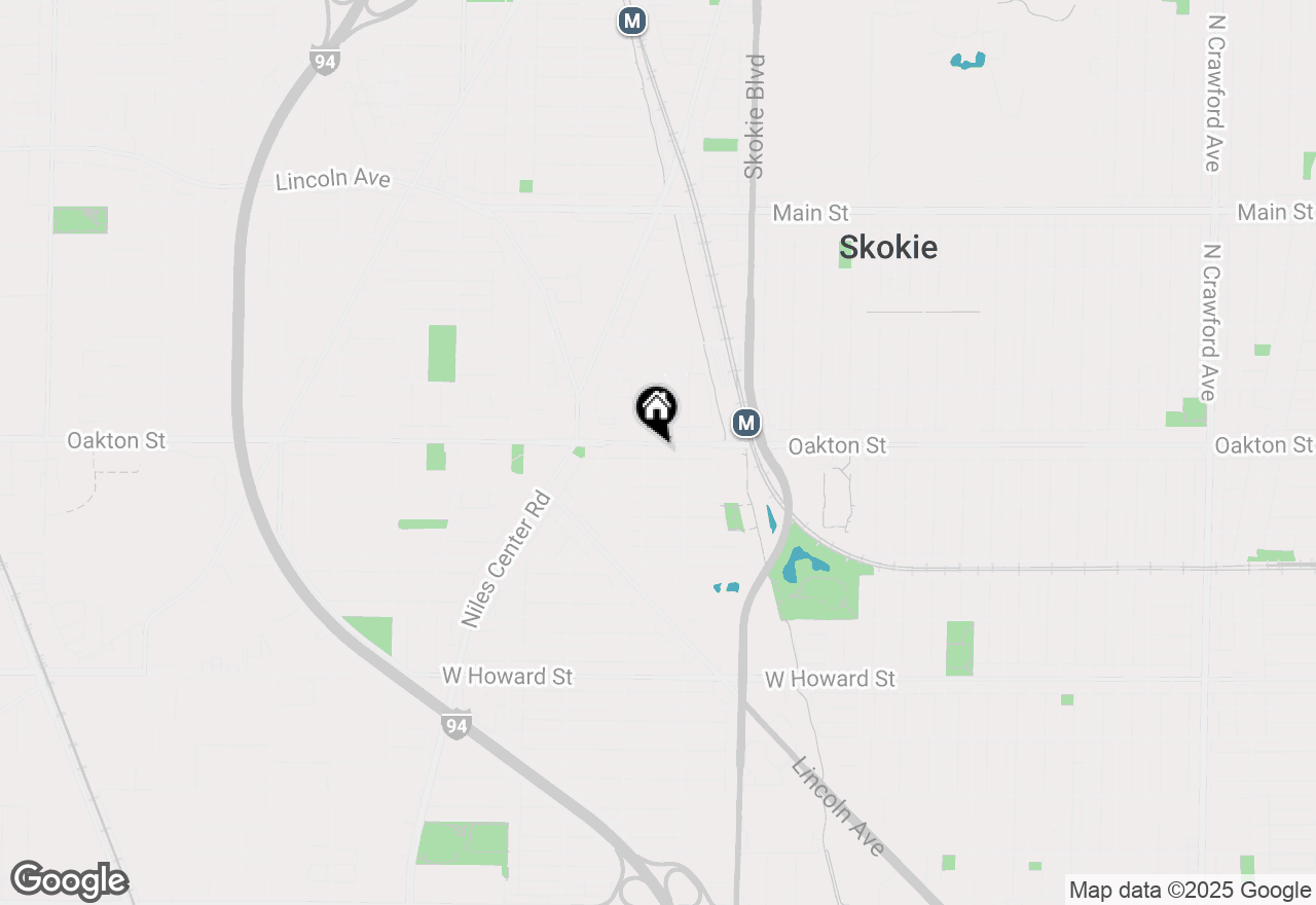 Map of 4929 Oakton Street, Skokie, IL 60077