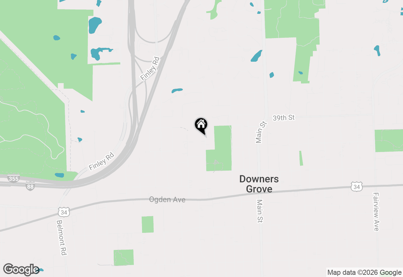 Map of 4004 Venard Road, Downers Grove, IL 60515