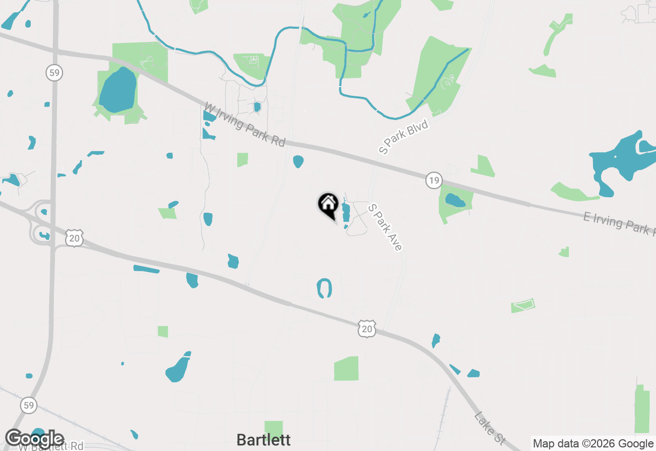 Map of 148 Locksley Drive, Streamwood, IL 60107