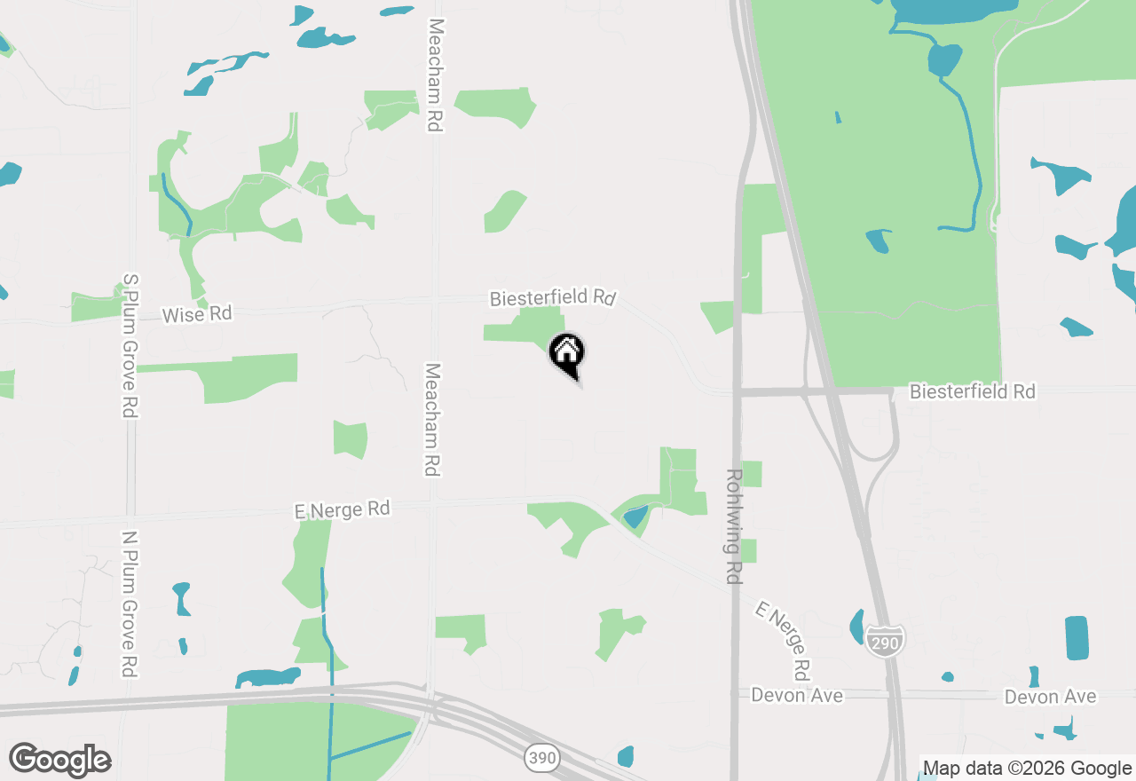 Map of 1037 Conrad Court, Elk Grove Village, IL 60007