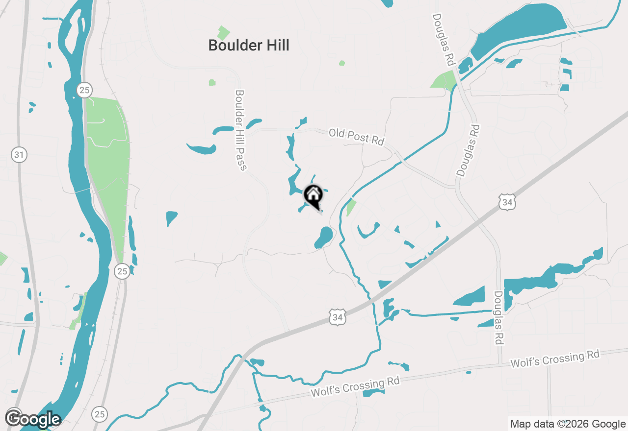 Map of 521 Waterford Drive, Oswego, IL 60543