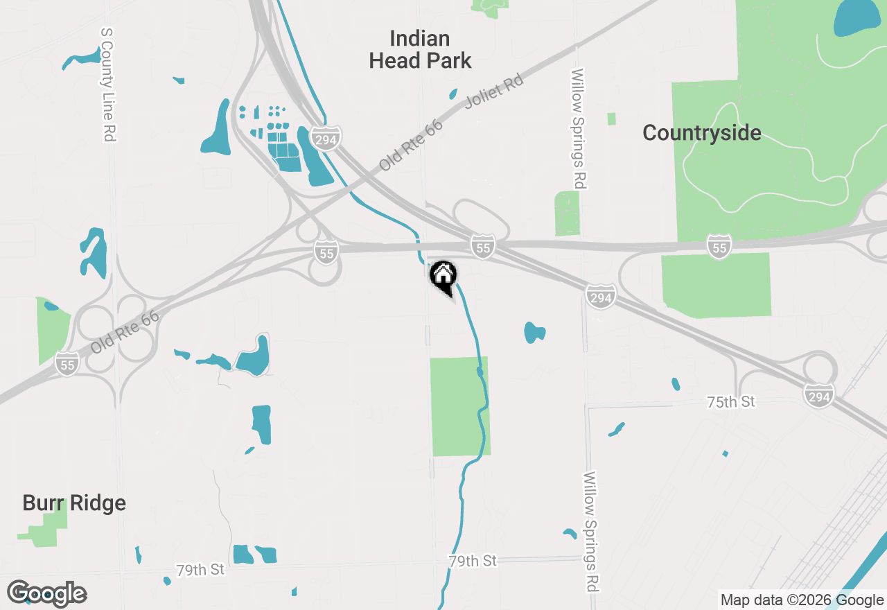 Map of 7211 Wolf Road #301A, Indian Head Park, IL 60525