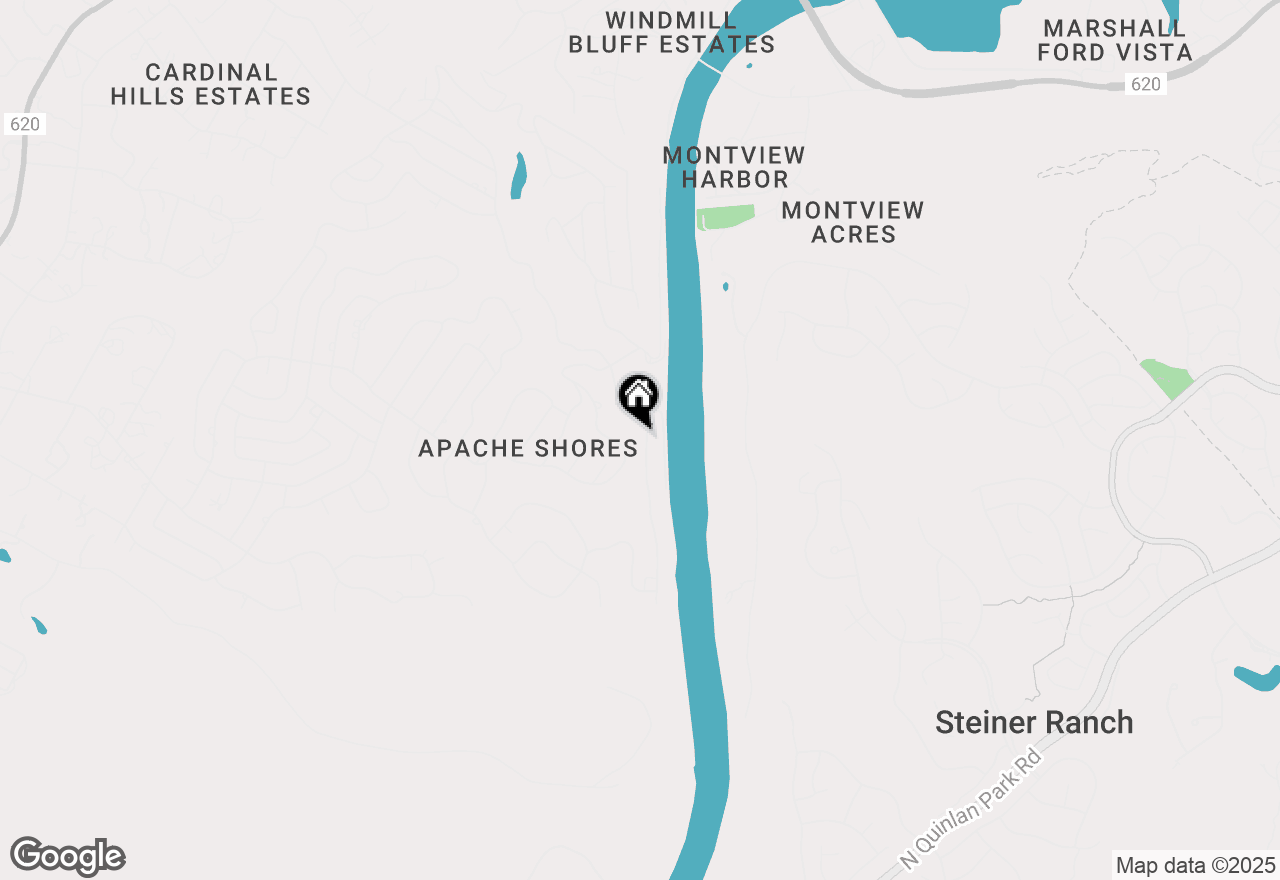 Map of 2404 Big Horn Dr, Austin, TX 78734