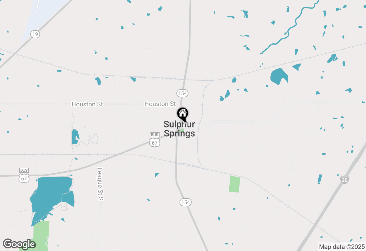 Map of 204 Church Street, Sulphur Springs, TX 75482