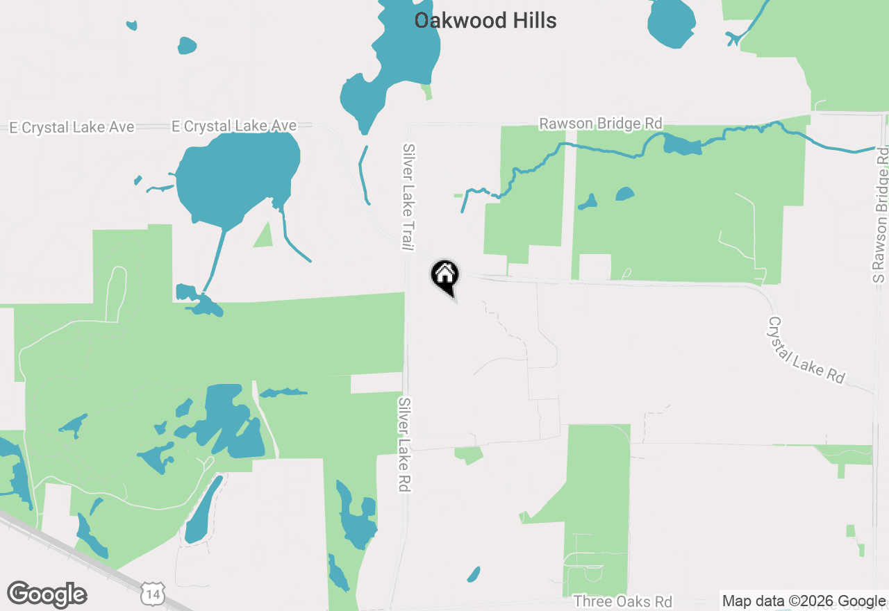 Map of 6702 Wander Way, Cary, IL 60013