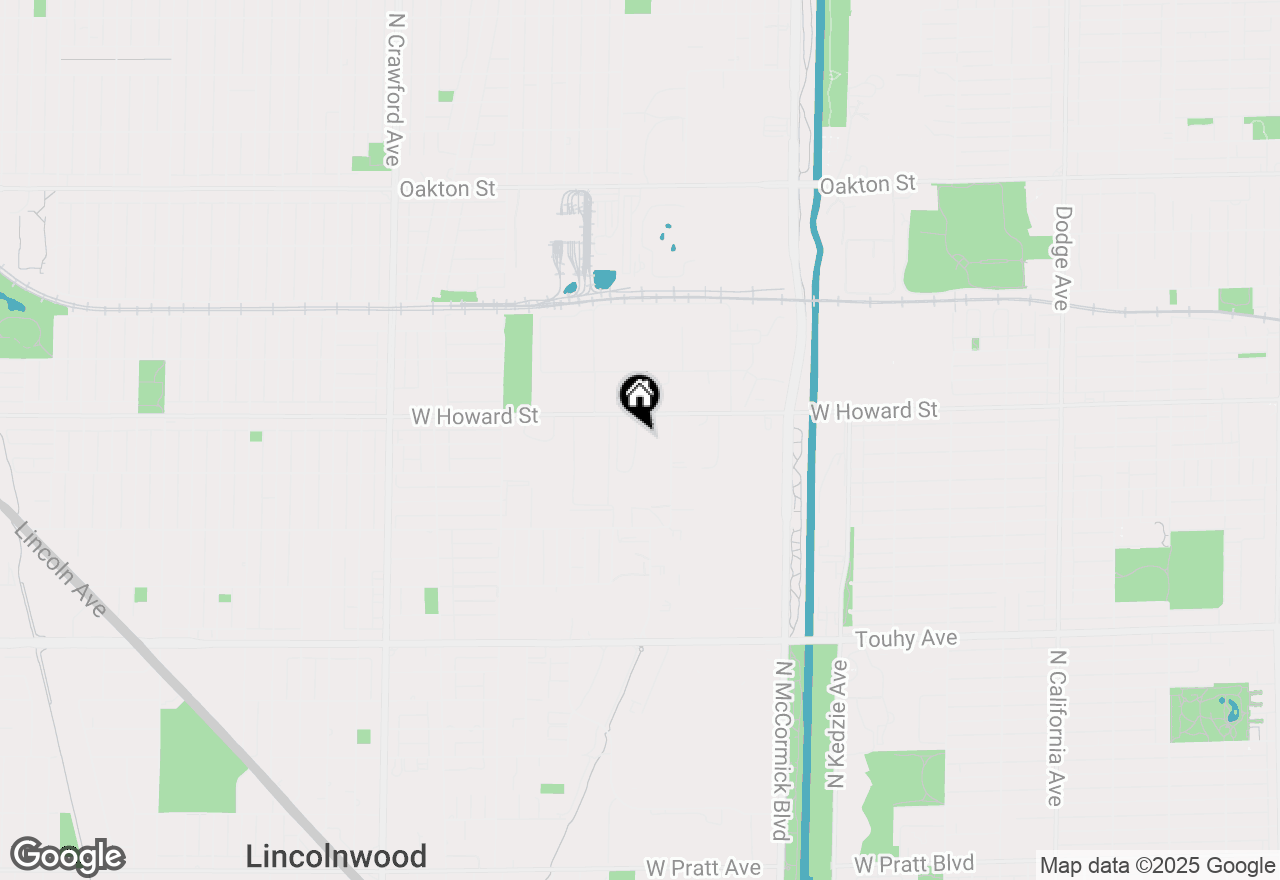 Map of 3501 W Howard Street, Skokie, IL 60076