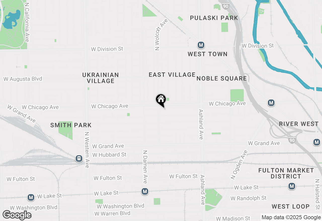 Map of 1850 W Superior Street, Chicago, IL 60622