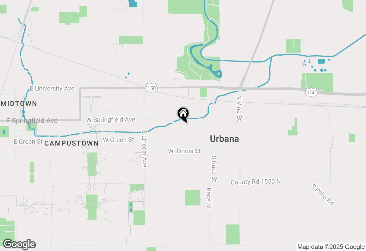 Map of 103 S Mccullough Street, Urbana, IL 61801