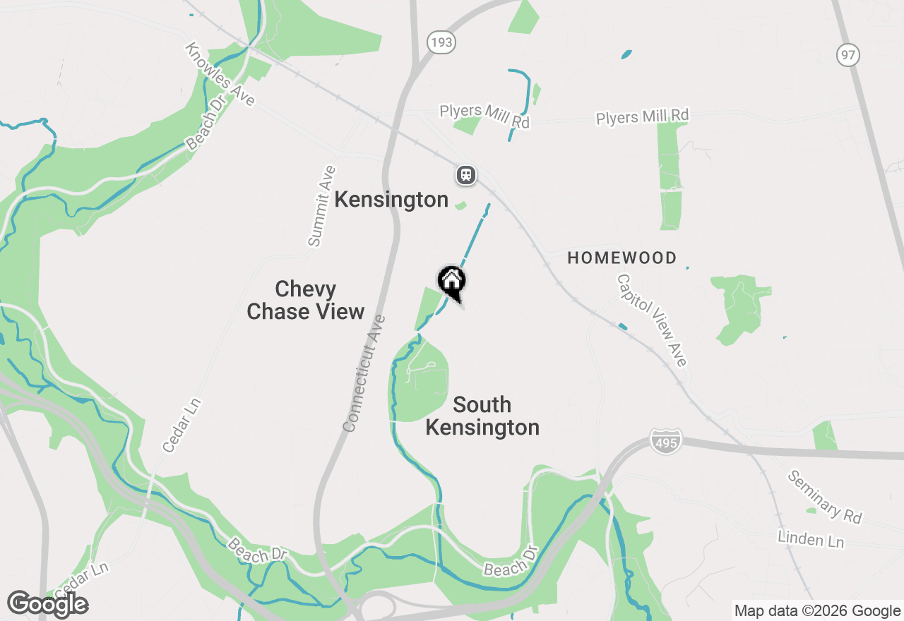 Map of 3510 Frederick Place, Kensington, MD 20895