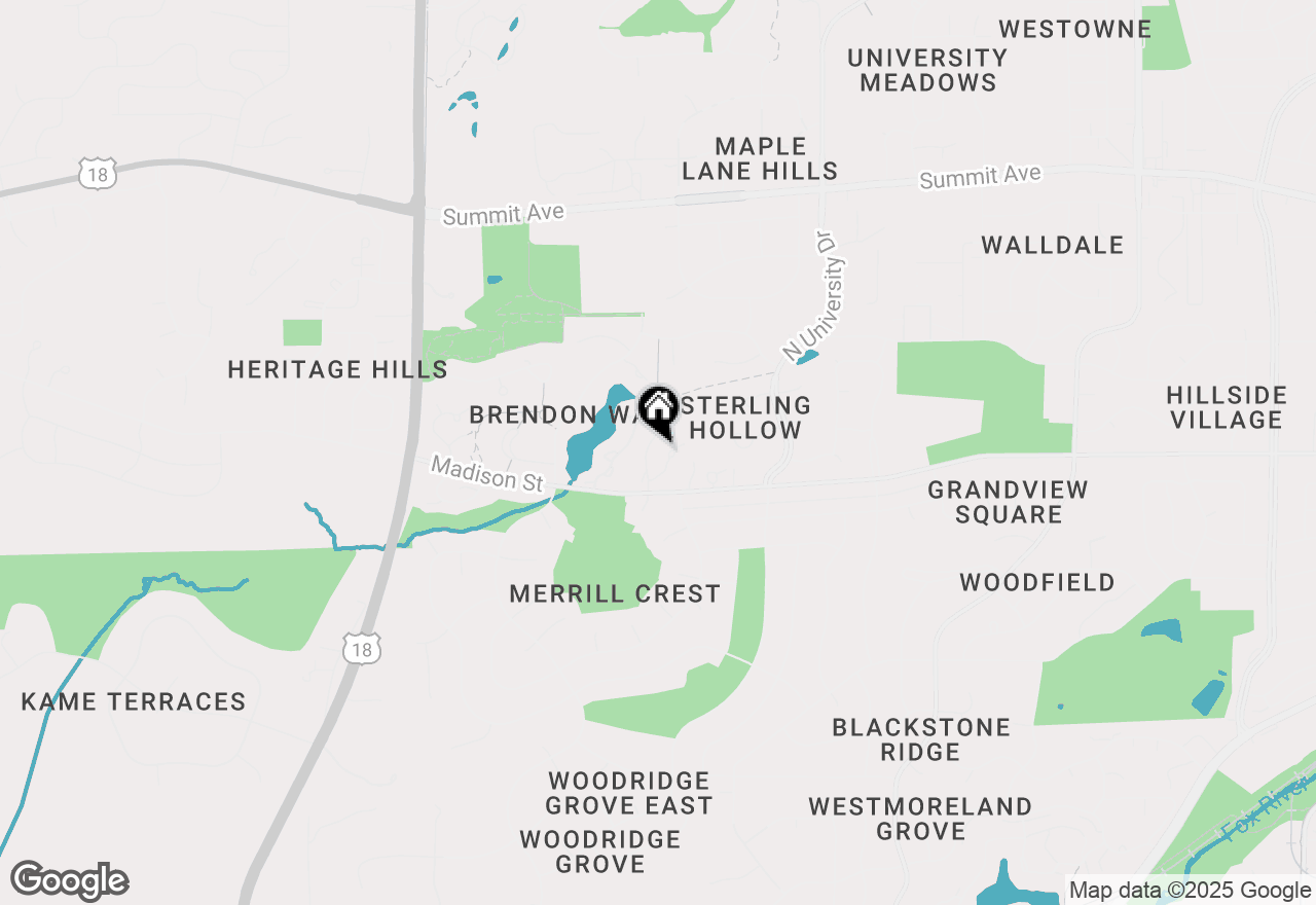 Map of 2938 Madison St, Waukesha, WI 53188