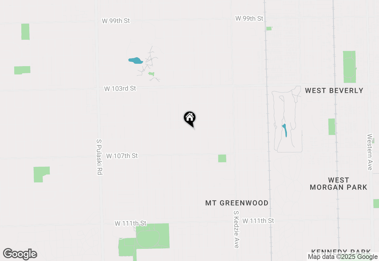 Map of 3435 W 105th Place, Chicago, IL 60655