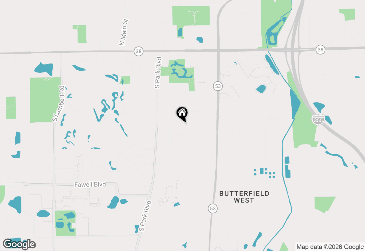 Map of 229 S Milton Avenue, Glen Ellyn, IL 60137