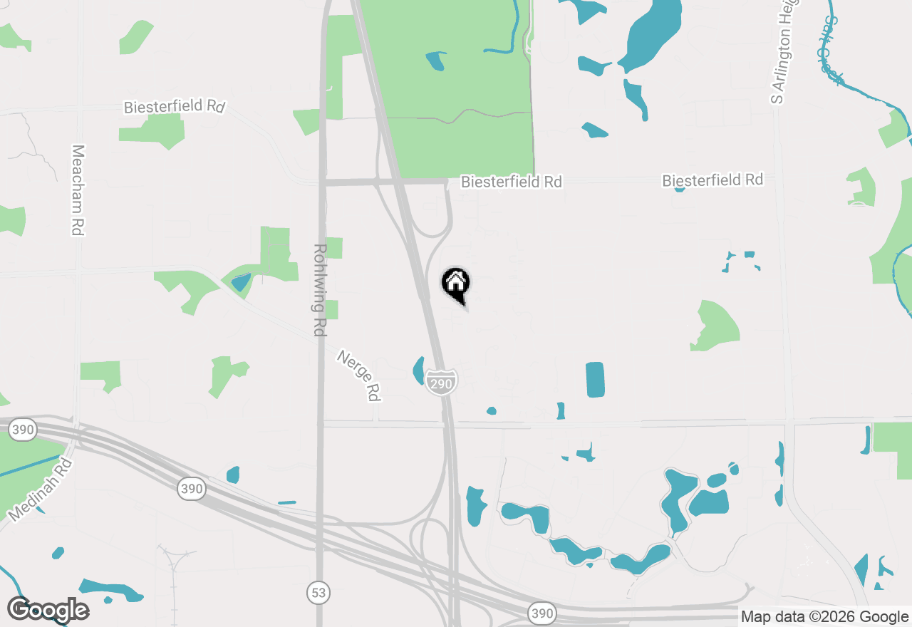 Map of 909 Mayfair Court, Elk Grove Village, IL 60007