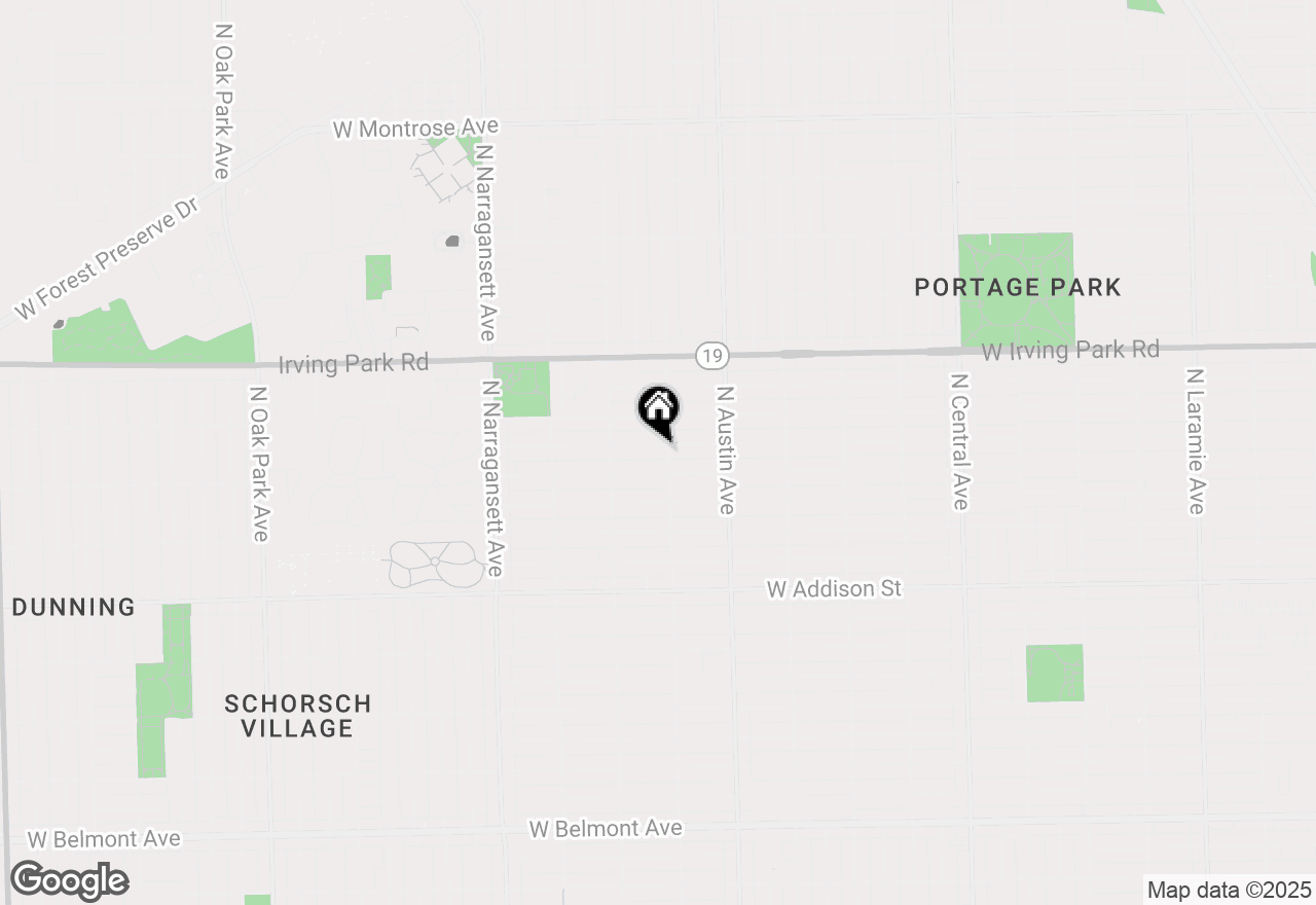 Map of 6109 W Berenice Avenue, Chicago, IL 60634