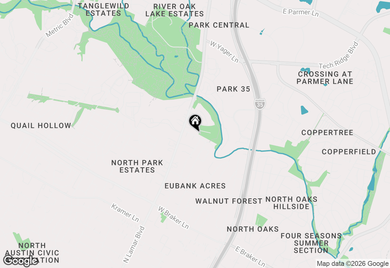 Map of 11912 Oakbrook Dr, Austin, TX 78753