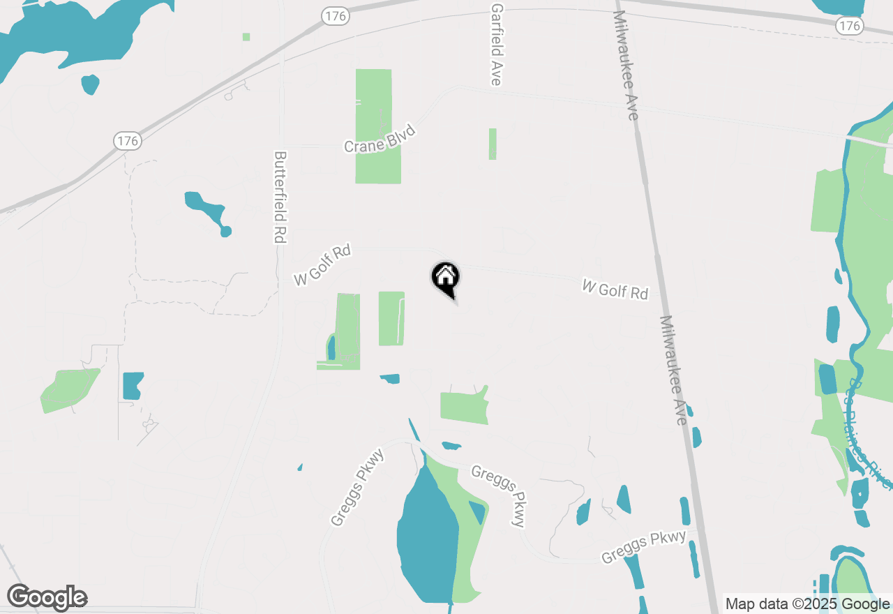 Map of 1017 Juniper Parkway, Libertyville, IL 60048