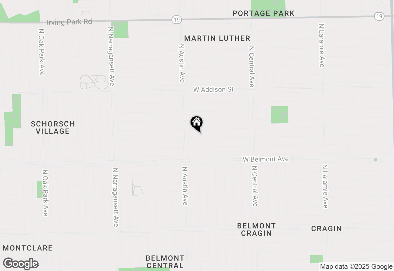 Map of 5915 W Henderson Street, Chicago, IL 60634
