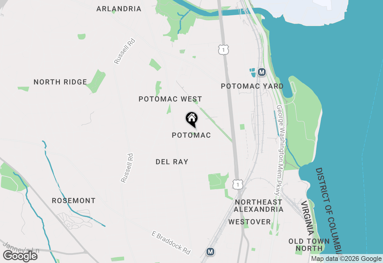 Map of 2501 Dewitt Avenue, Alexandria, VA 22301