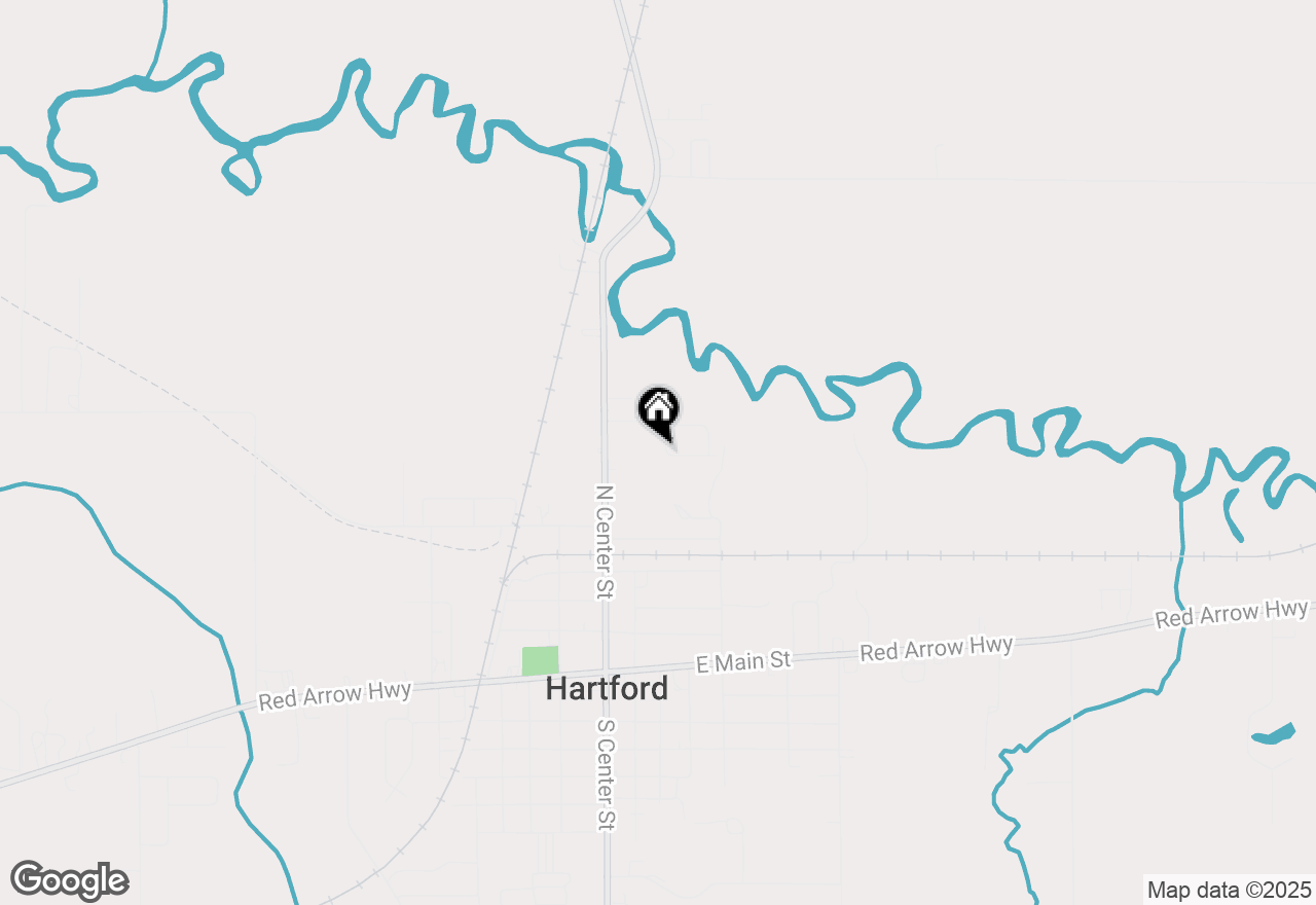 Map of 153 Paras Hill Drive, Hartford, MI 49057