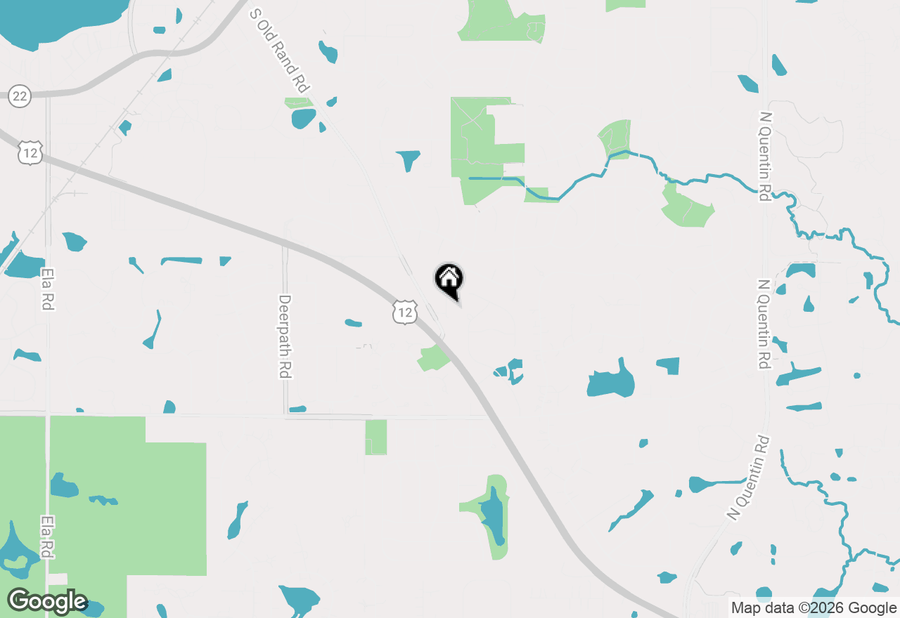 Map of 1080 Cardinal Drive S, Lake Zurich, IL 60047
