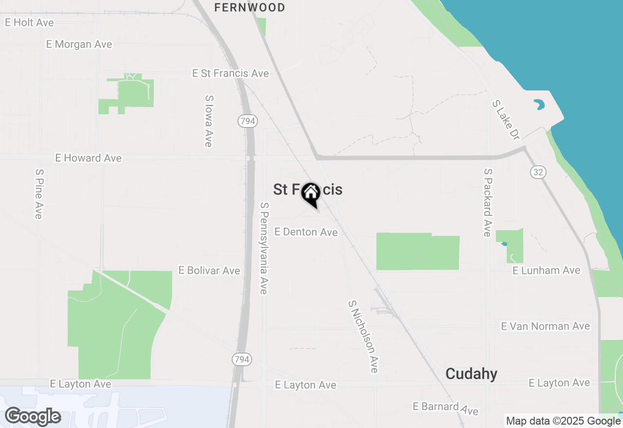 Map of 2668 Hidden Dr #43, St. Francis, WI 53235