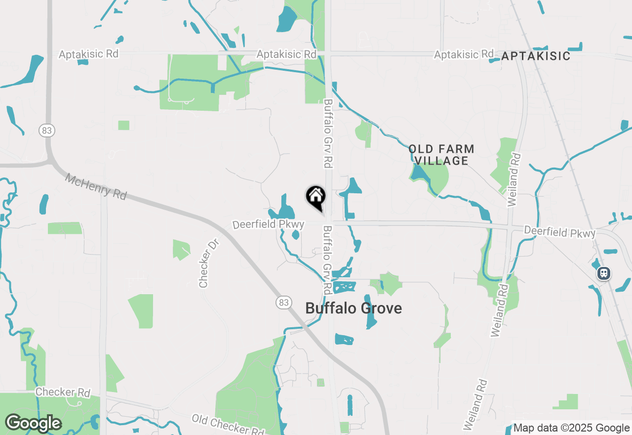 Map of 1111 Lockwood Drive, Buffalo Grove, IL 60089