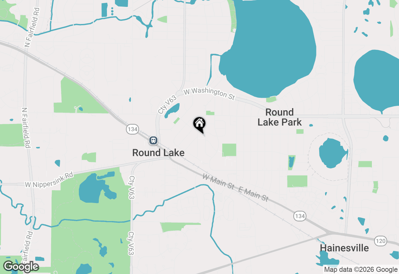 Map of 325 Hillandale Drive, Round Lake, IL 60073