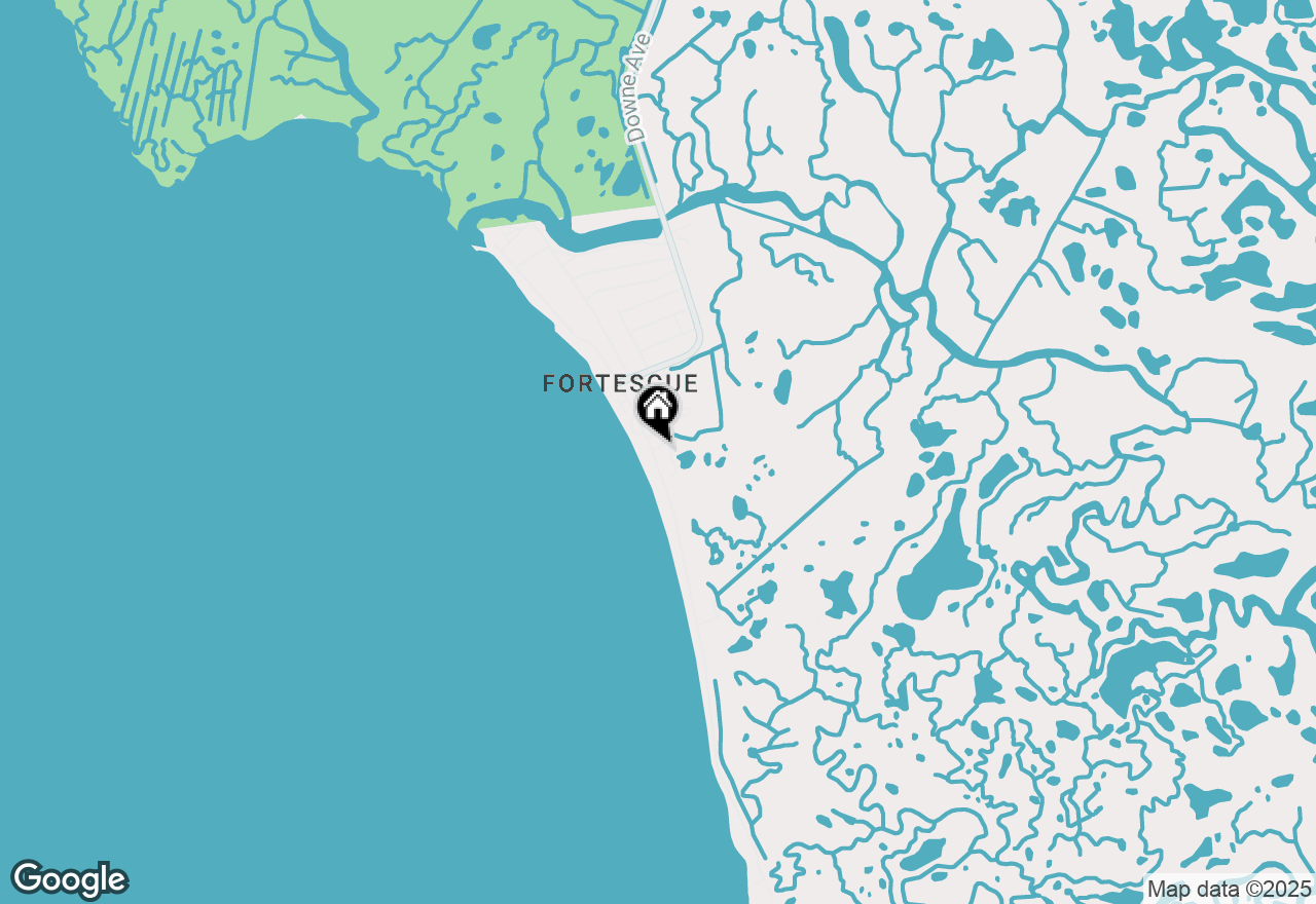 Map of 235 New Jersey Avenue, Fortescue, NJ 08321