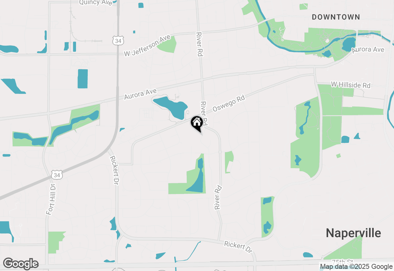 Map of 1352 Goldenrod Drive, Naperville, IL 60540