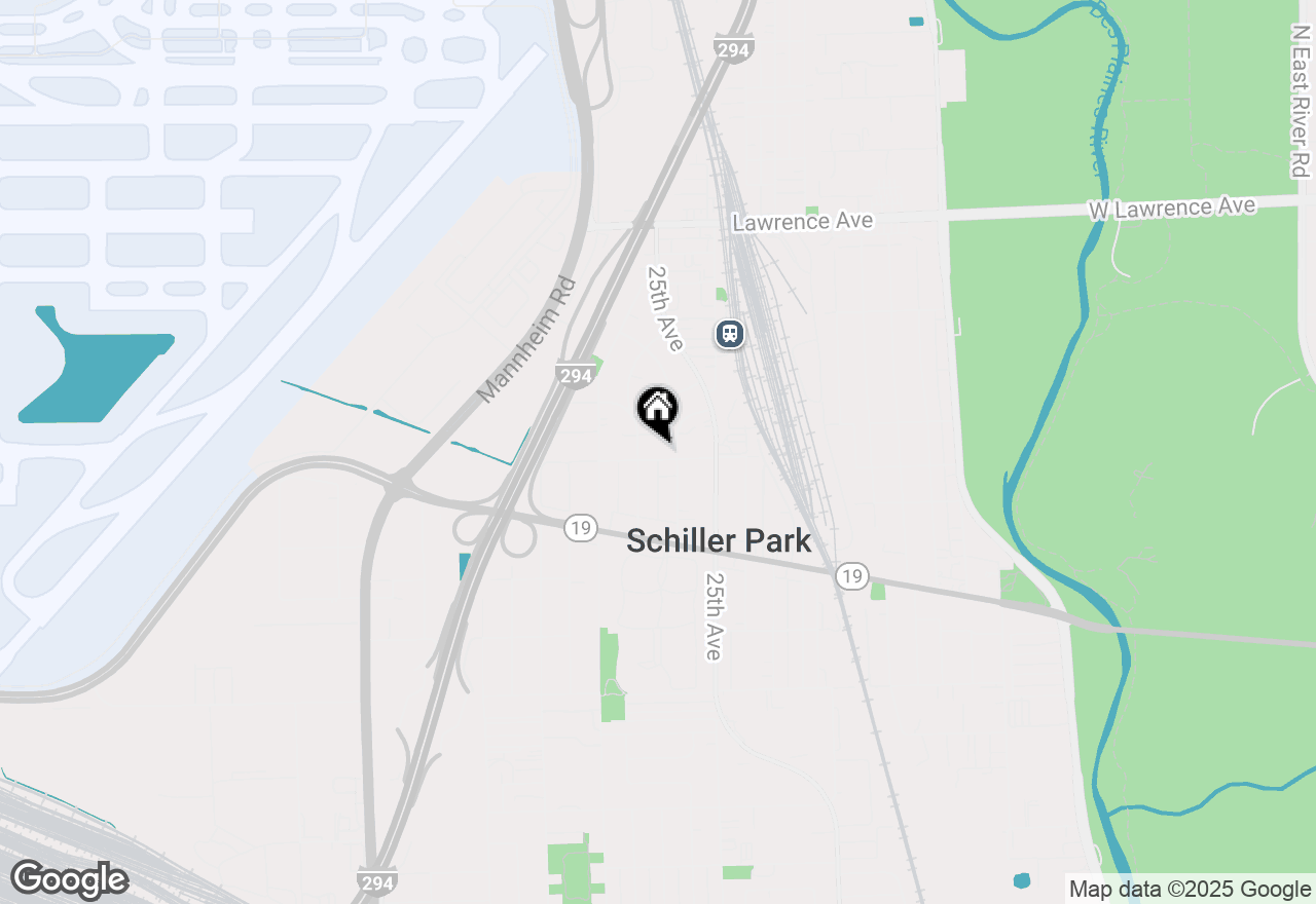 Map of 9858 Montrose Avenue, Schiller Park, IL 60176