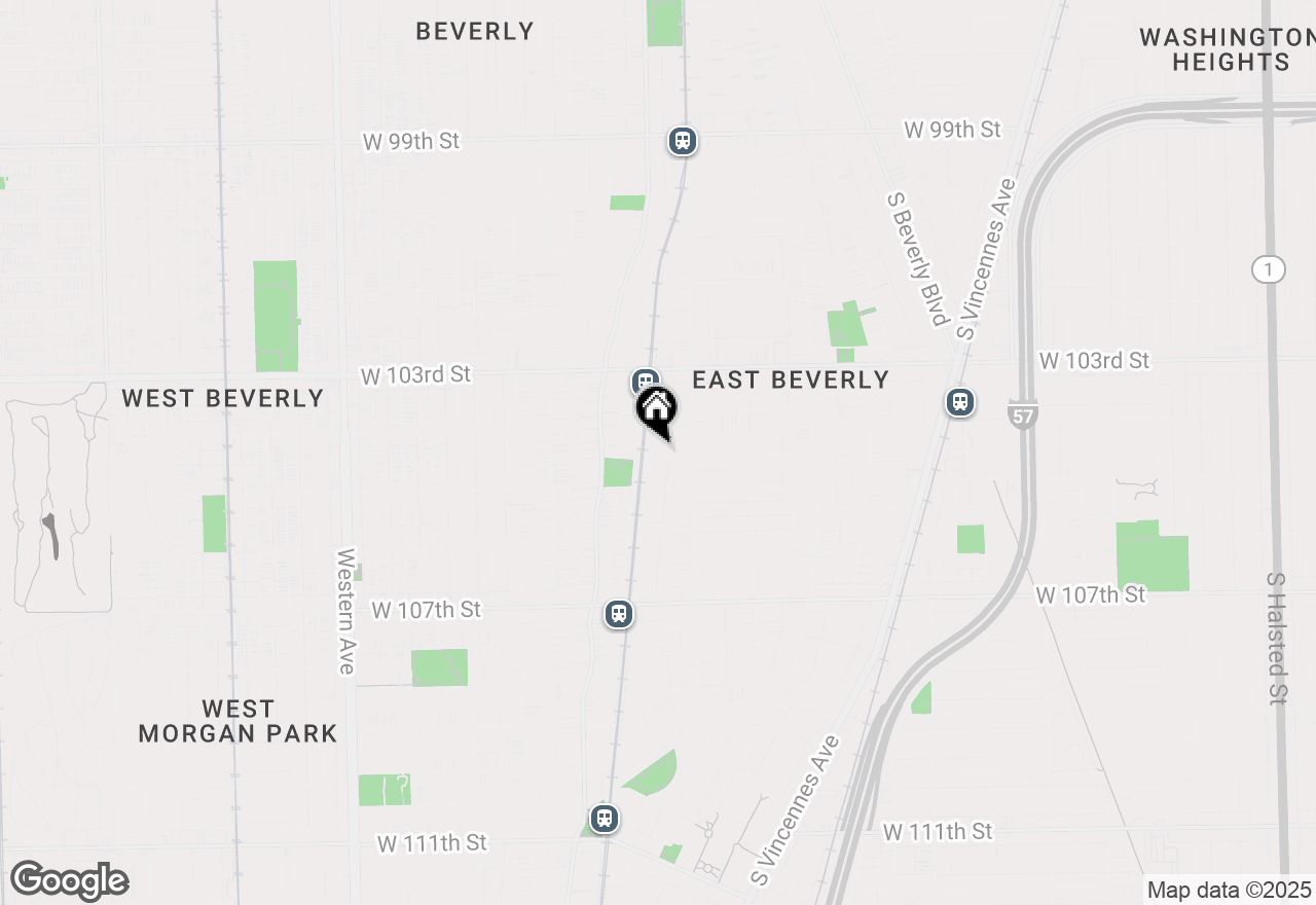 Map of 10425 S Hale Avenue #3C, Chicago, IL 60643