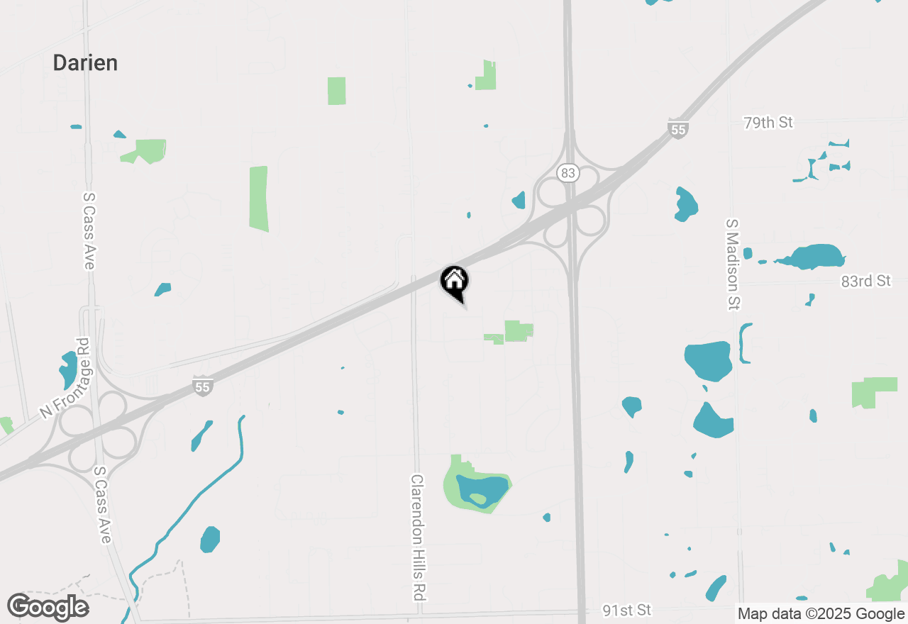 Map of 16W688 Therese Court, Willowbrook, IL 60527