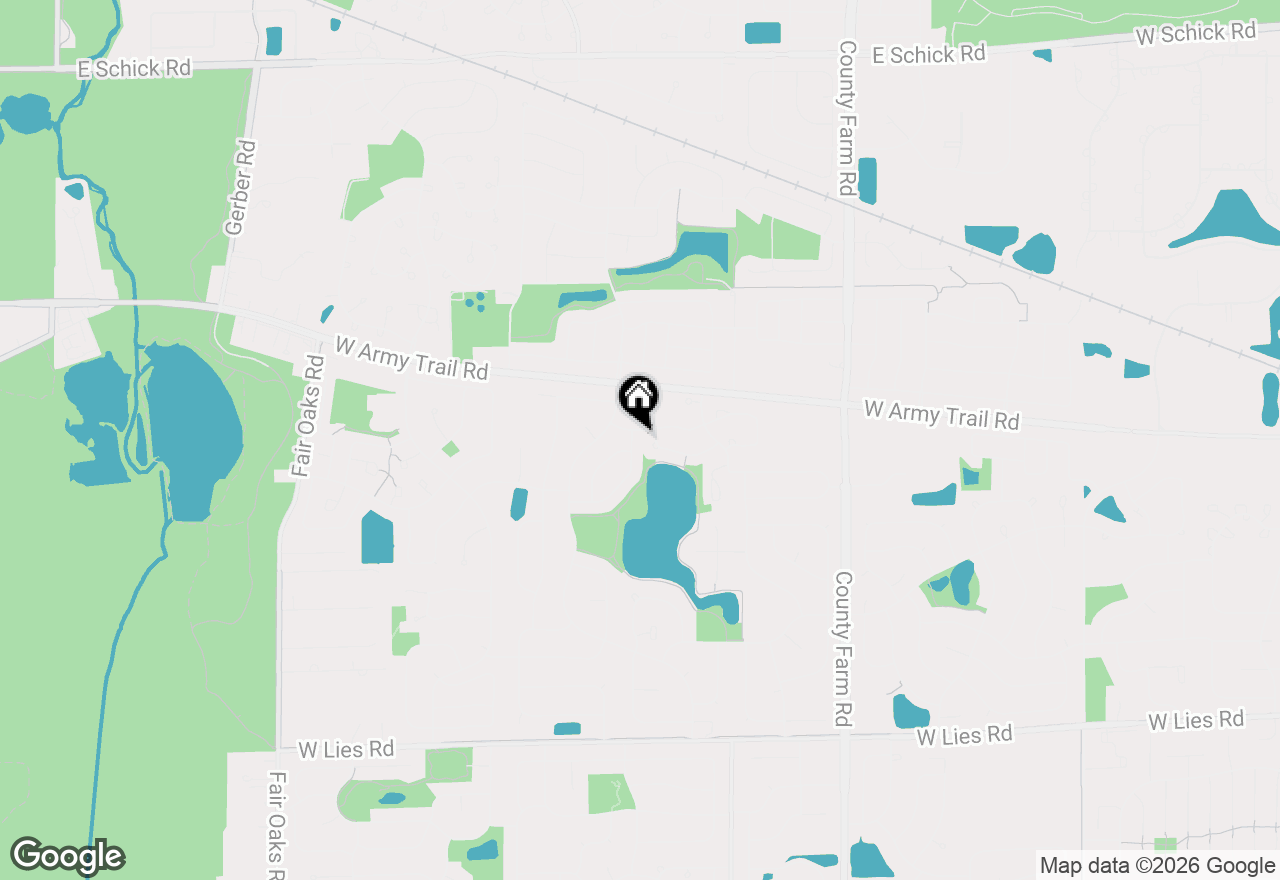 Map of 1343 Seabury Circle, Carol Stream, IL 60188