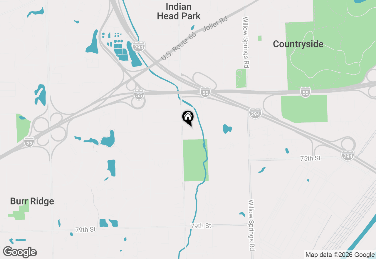 Map of 11145 Indian Woods Drive, Indian Head Park, IL 60525