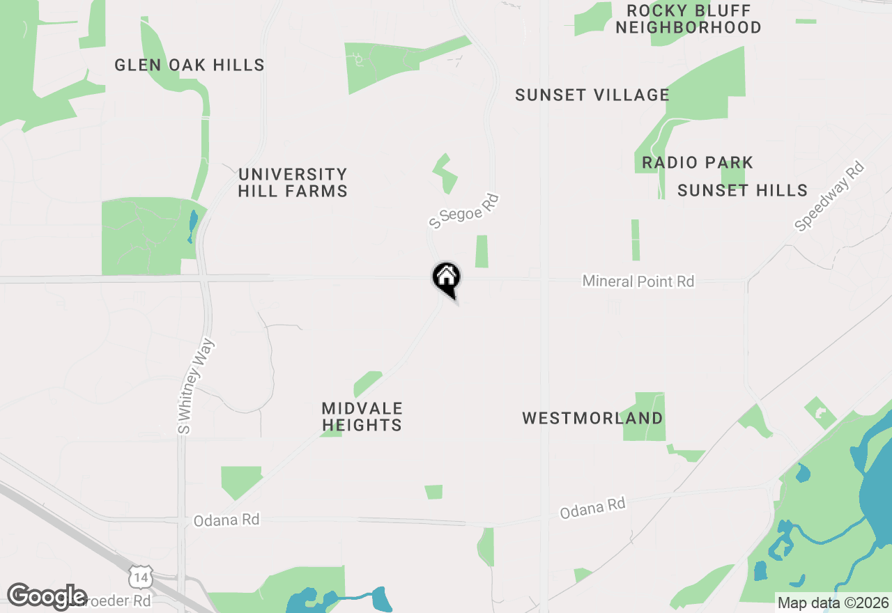 Map of 429 S Segoe Road, Madison, WI 53711